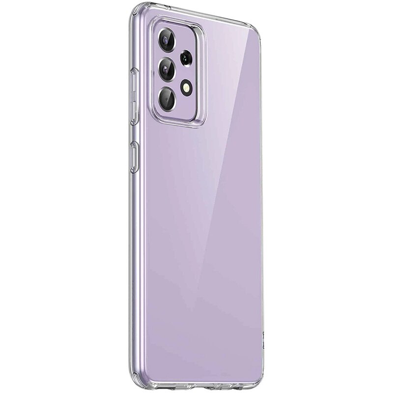 Husa de silicon Aziao Hard TPU 2 mm pentru Samsung Galaxy A52s 5G, IAO Optim Protection Technology, Transparent