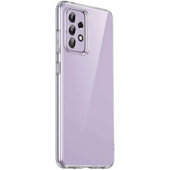 Husa de silicon Aziao Hard TPU 2 mm pentru Samsung Galaxy A52s 5G, IAO Optim Protection Technology, Transparent Husa de silicon Aziao Hard TPU 2 mm pentru Samsung Galaxy A52s 5G, IAO Optim Protection Technology, Transparent