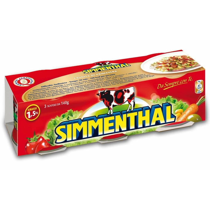 Conserva de Carne de Vita, Simmenthal, 3 x 140 g