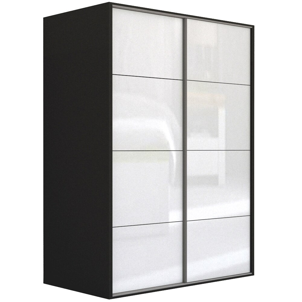 Dressing Genarom LEX D, Gri Lucios, 201 x 240 x 66 cm