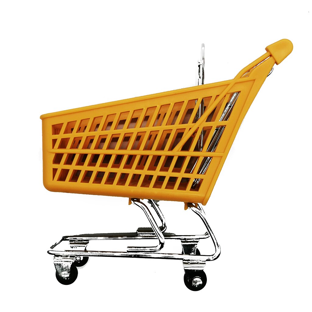 Miniatura Carucior de Cumparaturi Supermarket 15x9x13cm, Vision®