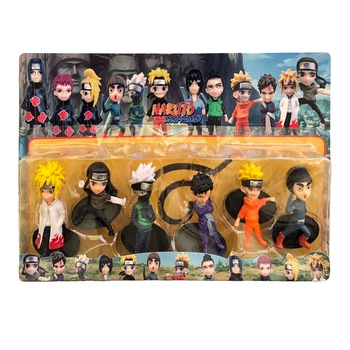 Set 6 Figurine Naruto Shippuden, dimensiune 10 cm, multicolor, Minato, Rock Lee, Neji, Kakashi, Naruto, Gara, 3 ani Set 6 Figurine Naruto Shippuden, dimensiune 10 cm, multicolor, Minato, Rock Lee, Neji, Kakashi, Naruto, Gara, 3 ani