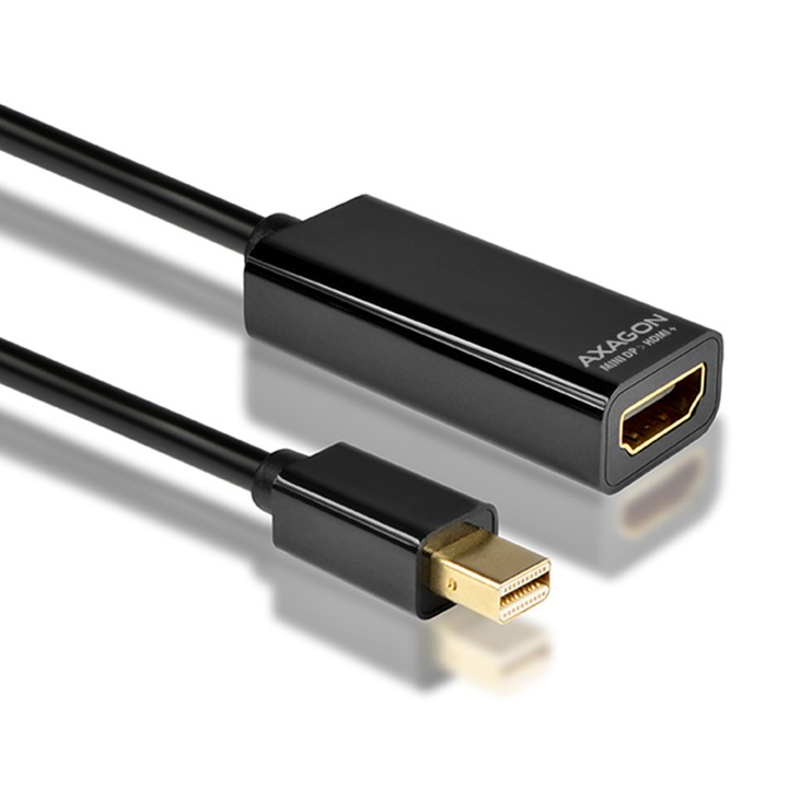 Адаптер AXAGON MiniDP към HDMI 1.4 adapter 4K/30Hz, RVDM-HI14N