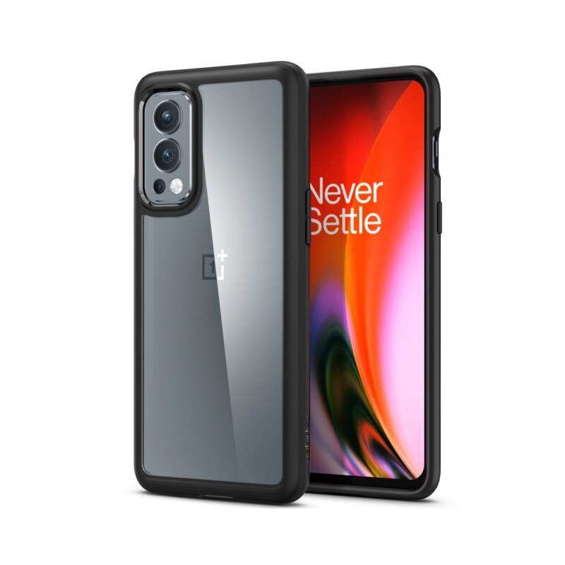 Husa Spate Spigen Ultra Hybrid Compatibila Cu Oneplus Nord 2 5g, Transparenta Cu Margine Neagra