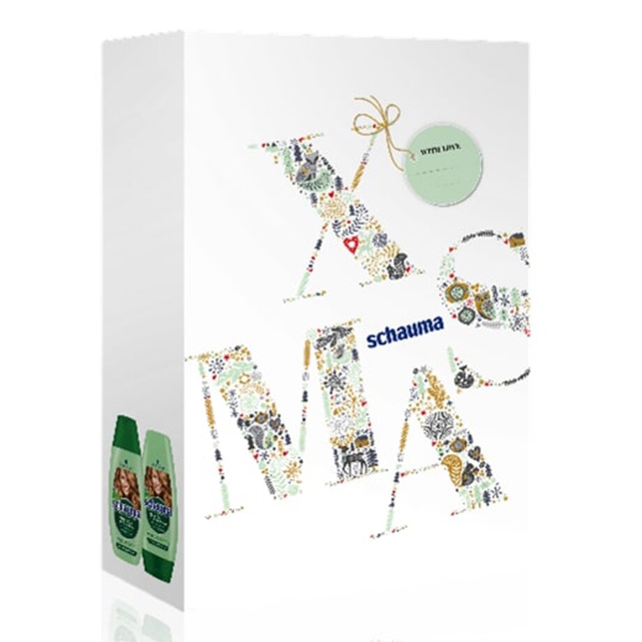 Set cadou Schauma 7 Plante: Sampon Schauma 7 Plante, 250ml + Balsam Schauma 7 Plante, 200ml
