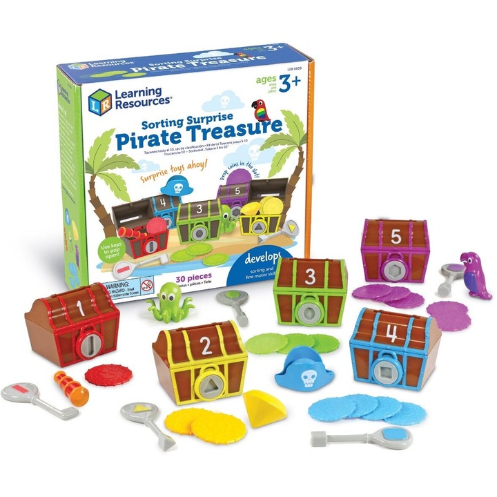 Образователна игра Learning Resources - Пиратско съкровище