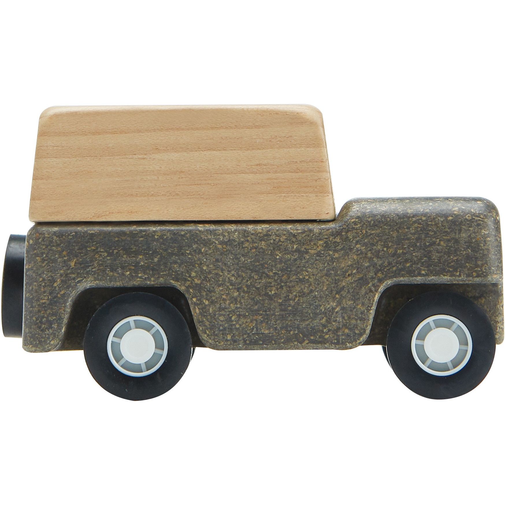 Masinuta - Grey Wagon, Lemn, Gri, 1 an ani