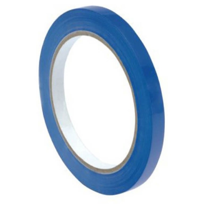 Kék PVC ragasztószalag, 9 mm x 60 m