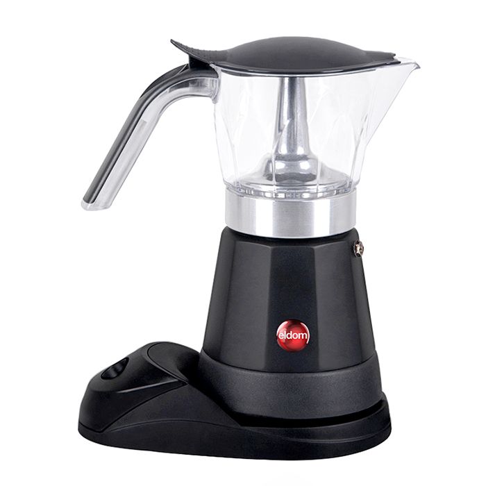 Cafetiera Eldom KA40, 480 W, 300 ml, 6 cesti, Negru