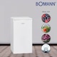 Minifrigider incorporabil Bomann, KS 7230.1, 91 litri, H 83.1 cm, usa reversibila, compartiment fructe si legume, silentios, control temperatura, iluminare LED, alb
