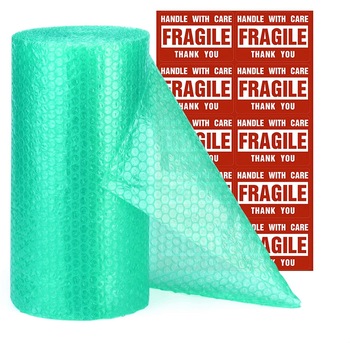 Folie Ecologica cu bule de Aer pentru Impachetare Verede Deschis Folie Ecologica cu bule de Aer pentru Impachetare Verede Deschis