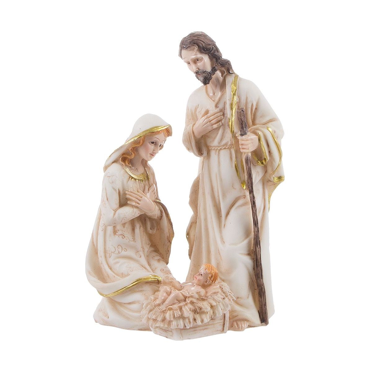 Statueta scena nasterii, material rasina, 14 cm x 9 cm, M14-11