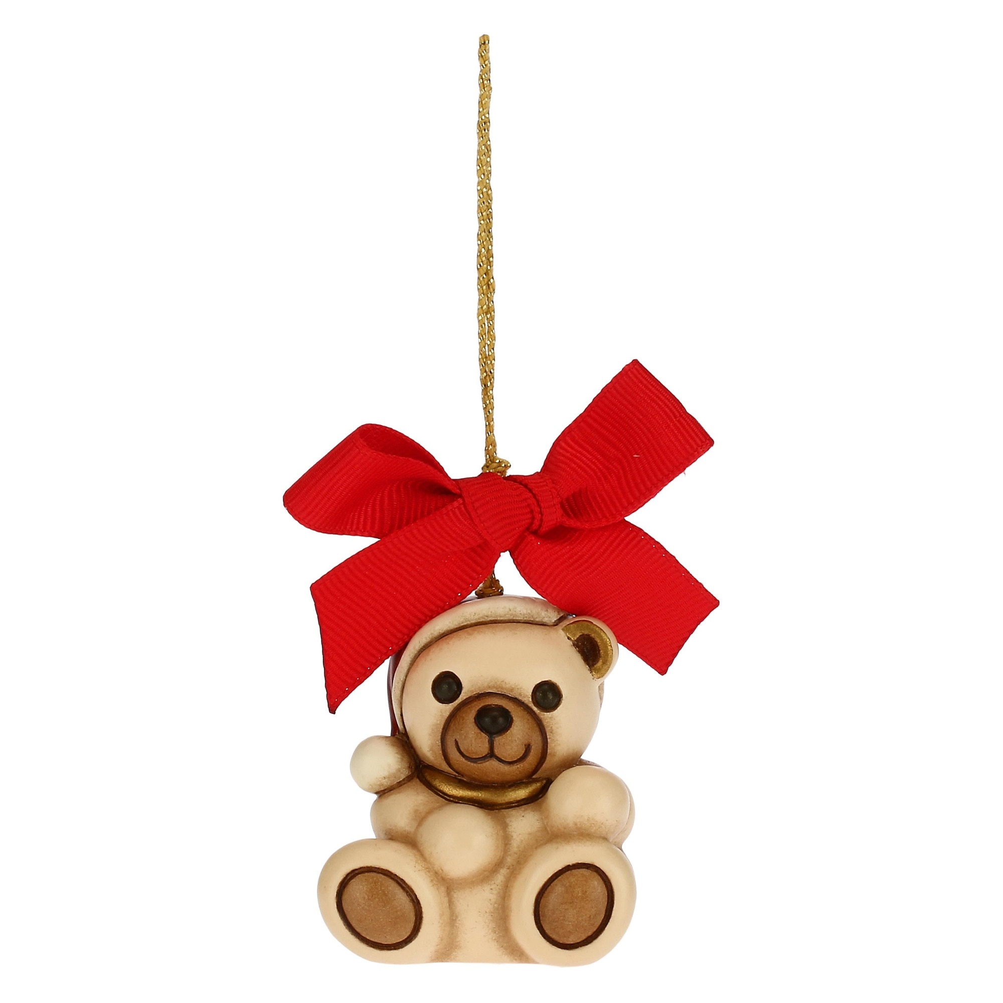 Figurina de brad, Ursuletul Teddy, ceramica THUN, 5 cm