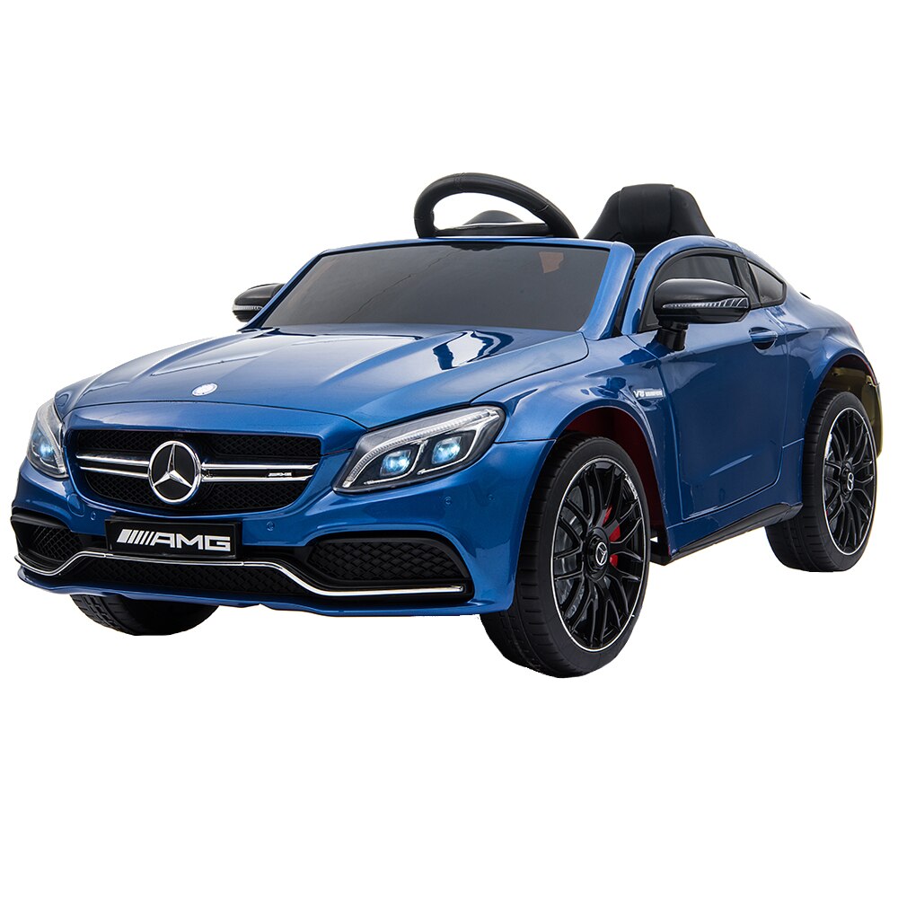 Masinuta electrica pentru copii MERCEDES AMG C63s Coupe (1588) Albastru metalizat
