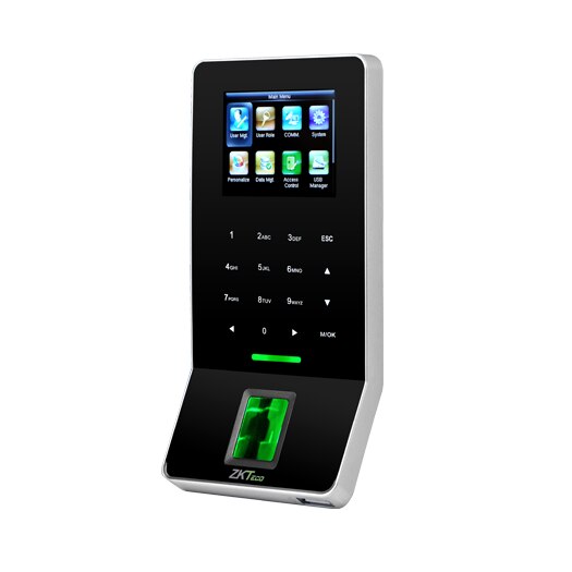 Terminal stand-alone de control acces si pontaj cu cititor de amprenta, proximitate EM125KHz si tastatura - ZKTeco ACO-F22-B-1