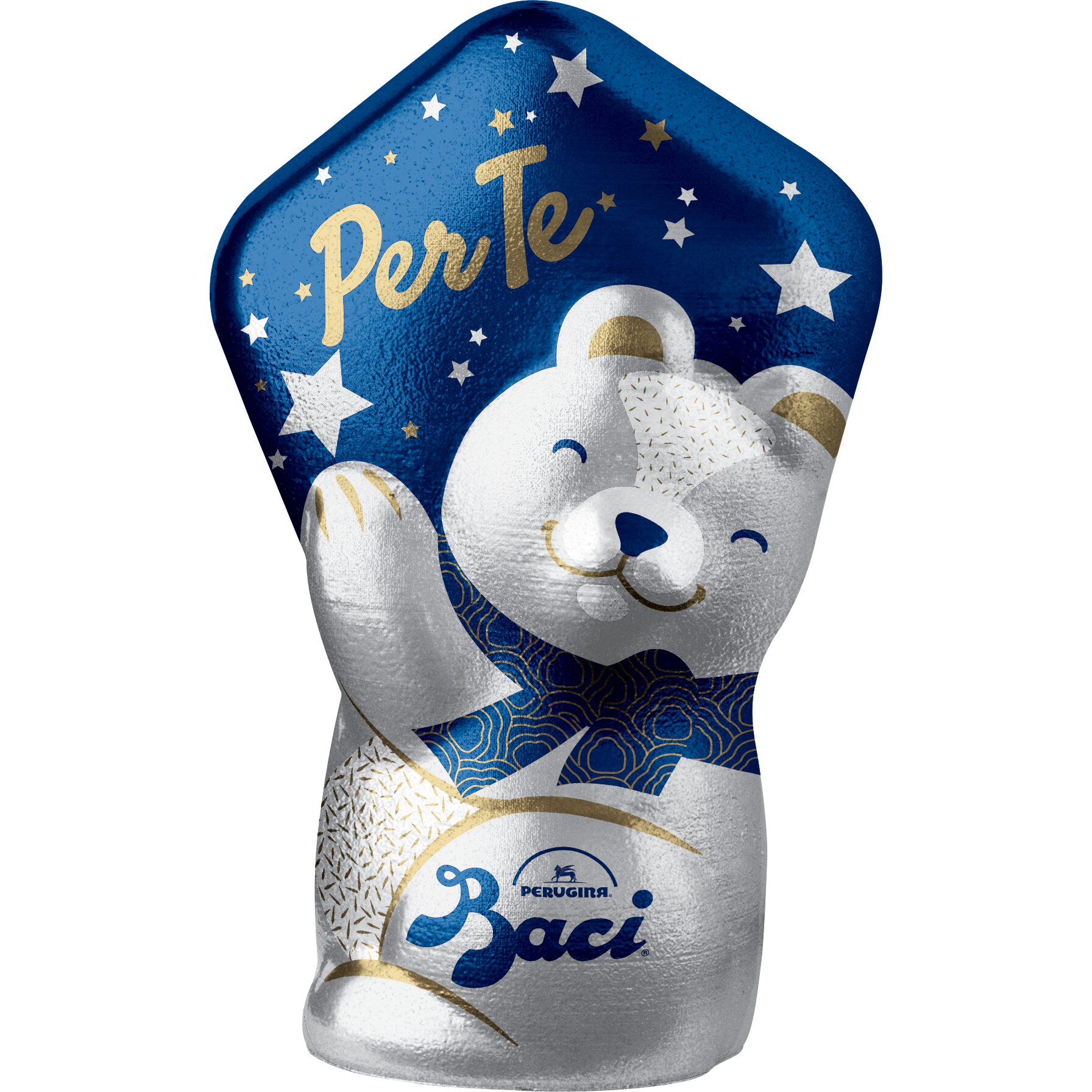 Figurina urs din ciocolata Baci Perugina Christmas Bear, 85 g