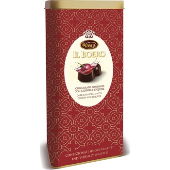 Bomboane fondante de ciocolata cu cirese si lichior Witor's Tin Tower Cherry Boero, 300 g Bomboane fondante de ciocolata cu cirese si lichior Witor's Tin Tower Cherry Boero, 300 g