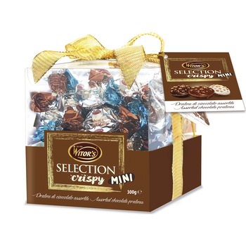 Praline de ciocolata asortate Witor's Selection Crispy Mini, 300 g Praline de ciocolata asortate Witor's Selection Crispy Mini, 300 g