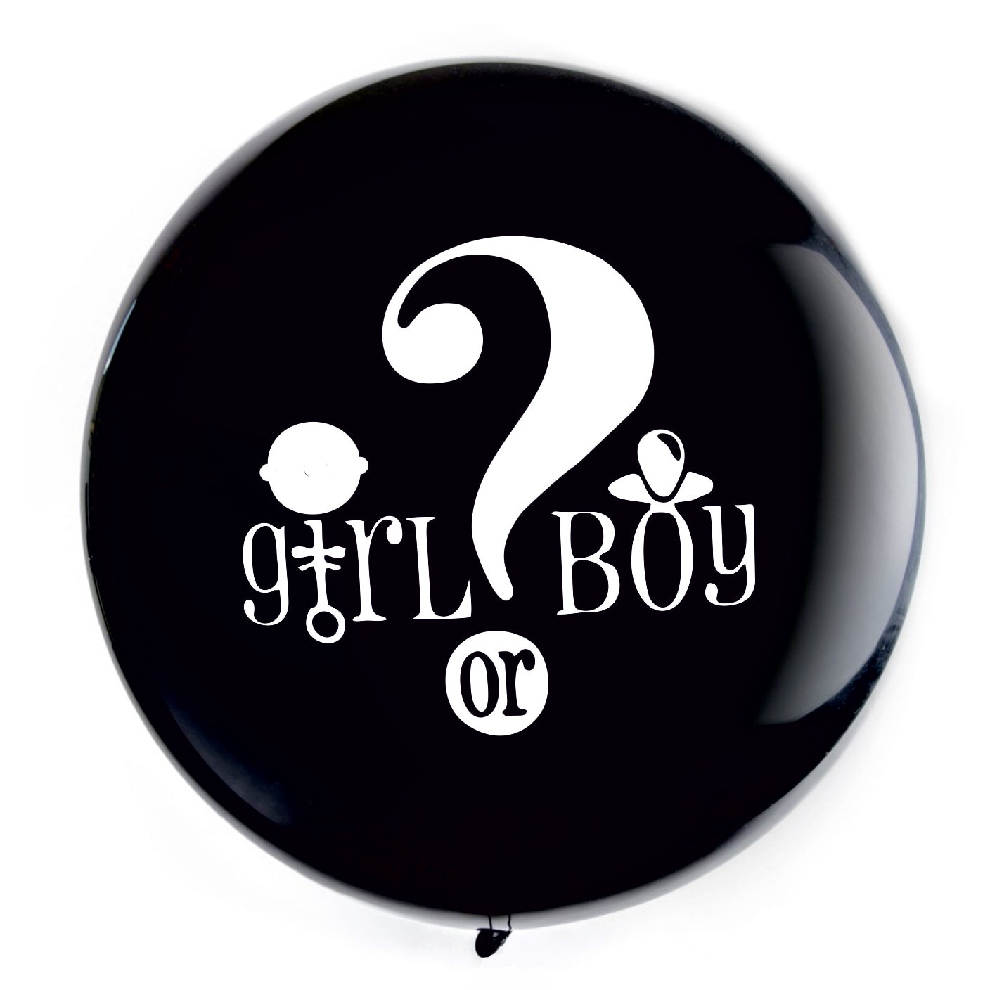 Balon Jumbo 60 cm Gender Reveal Fetita