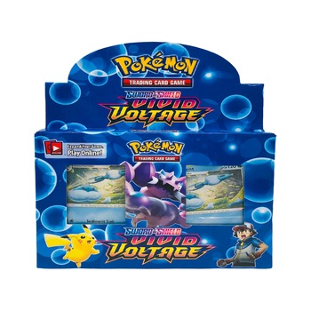 Joc de carti Pokemon Sword And Shield, Vivid Voltage, in limba engleza, Albastru Joc de carti Pokemon Sword And Shield, Vivid Voltage, in limba engleza, Albastru