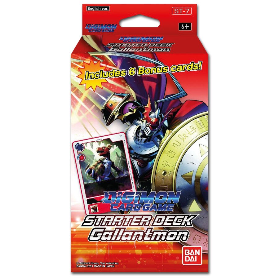 Joc de carti Digimon Starter Deck Gallantman ST 7, limba engleza, extensie