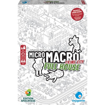 Joc de societate MicroMacro - Crime City: Full House, Alb, 12 ani Joc de societate MicroMacro - Crime City: Full House, Alb, 12 ani