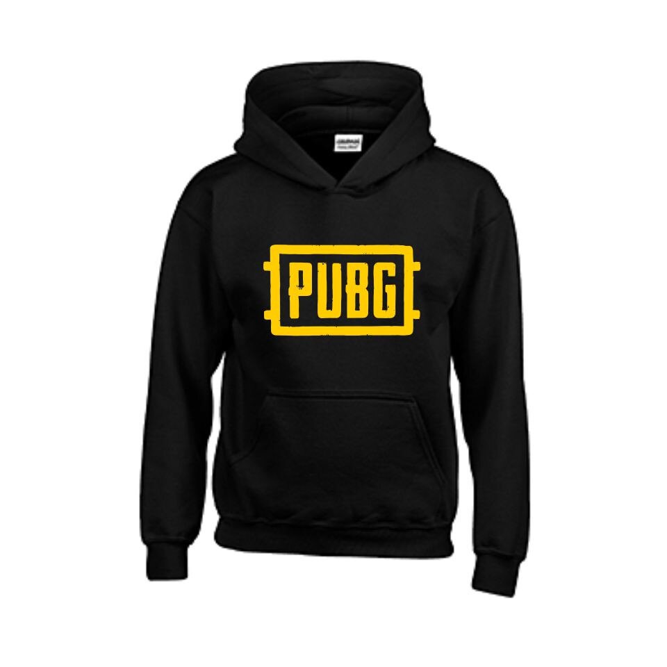 Hanorac copii Pugb, Gildan, Negru