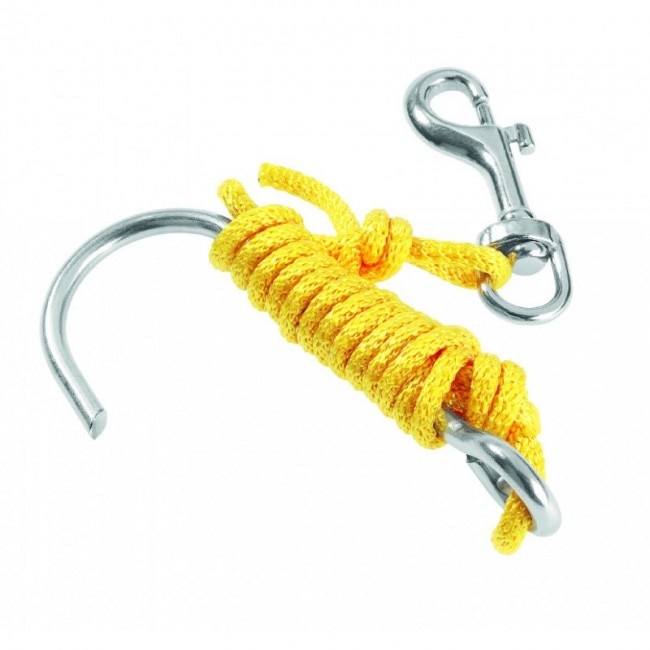 Carlig pentru prindere de recif, scufundari, Scubapro Reef Hook, cu carabina si snur