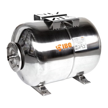Vas expansiune Hidrofor 50 litri din inox Ibo Dambat, Rezervor tip butelie cu Membrana Inclusa Vas expansiune Hidrofor 50 litri din inox Ibo Dambat, Rezervor tip butelie cu Membrana Inclusa