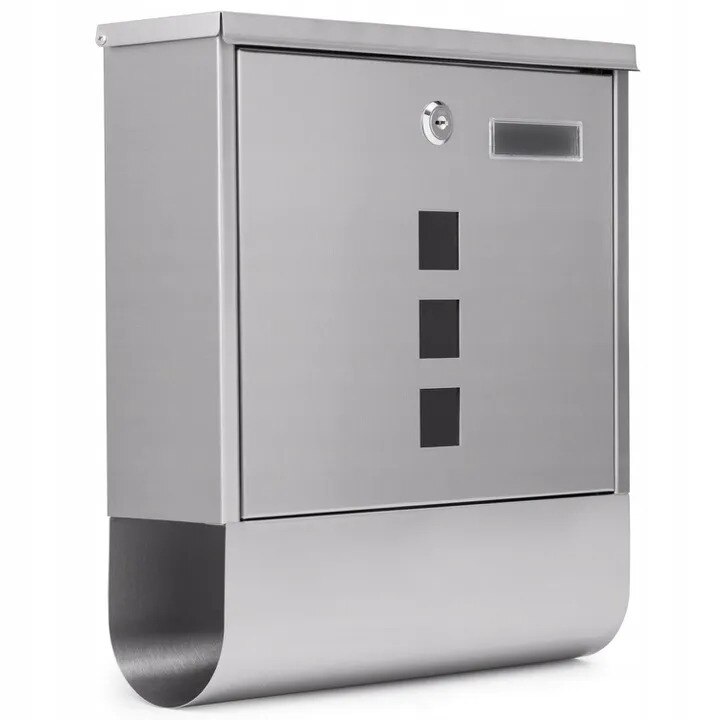 Cutie scrisori iMK®, incuietoare, ferestre de vizitare, rezistent la conditiile meteo, suport de ziar, 33 x 31 x 10 cm