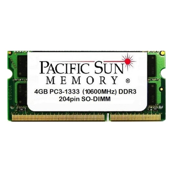 Memorie RAM 4 GB sodimm ddr3, 1333 Mhz, Pacific Sun, pentru laptop