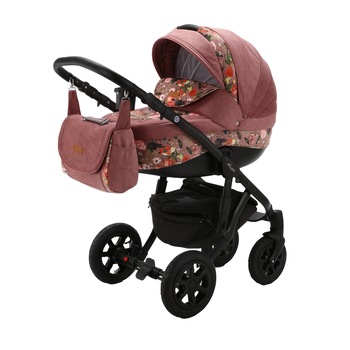 Carucior 3 in 1 Adamex Barletta FL2 Flowers Collection, Rosewood Carucior 3 in 1 Adamex Barletta FL2 Flowers Collection, Rosewood