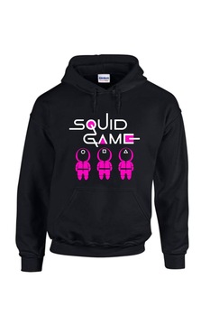 Hanorac barbati Squid Game, Gildan, Negru Hanorac barbati Squid Game, Gildan, Negru