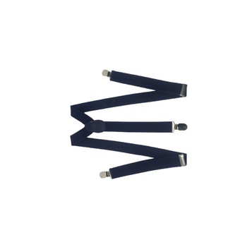 Bretele Bleumarin, unisex, cu inchizatori metalice, 25 mm Bretele Bleumarin, unisex, cu inchizatori metalice, 25 mm