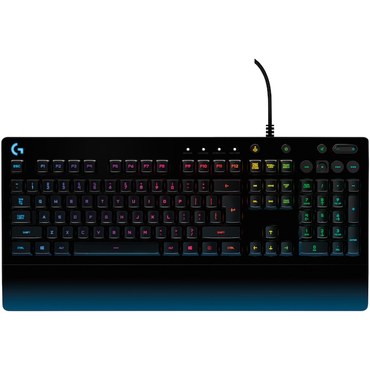 Клавиатура Gaming Logitech G213 RGB подсветка, EU Layout, Black