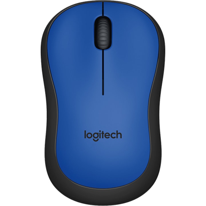 Безжична мишка Logitech M220 Silent, Blue