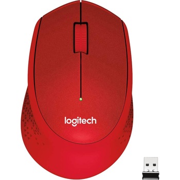 Mouse Logitech M330 Silent Plus, Wireless, Red Mouse Logitech M330 Silent Plus, Wireless, Red