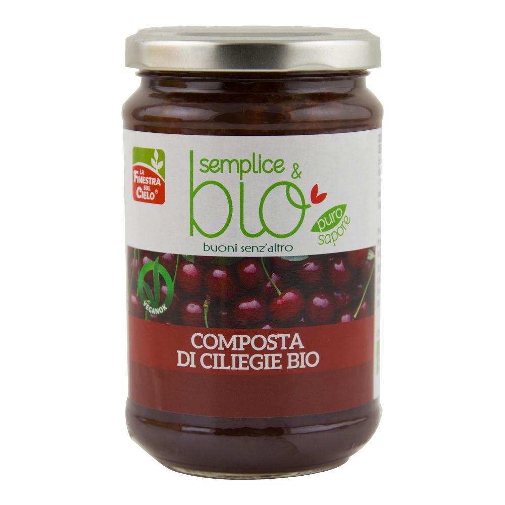 Gem bio de cirese (indulcit cu pulpa de mere) 320g