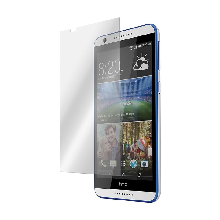 Закалено стъклено фолио, HTC Desire 820, защита на екрана, предна, 0.2мм