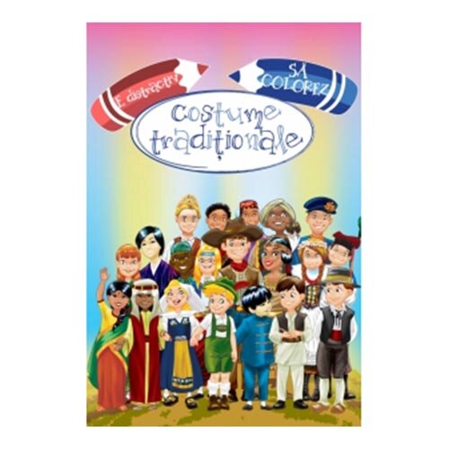 E distractiv sa colorez costume traditionale - il. Adrian Barbu