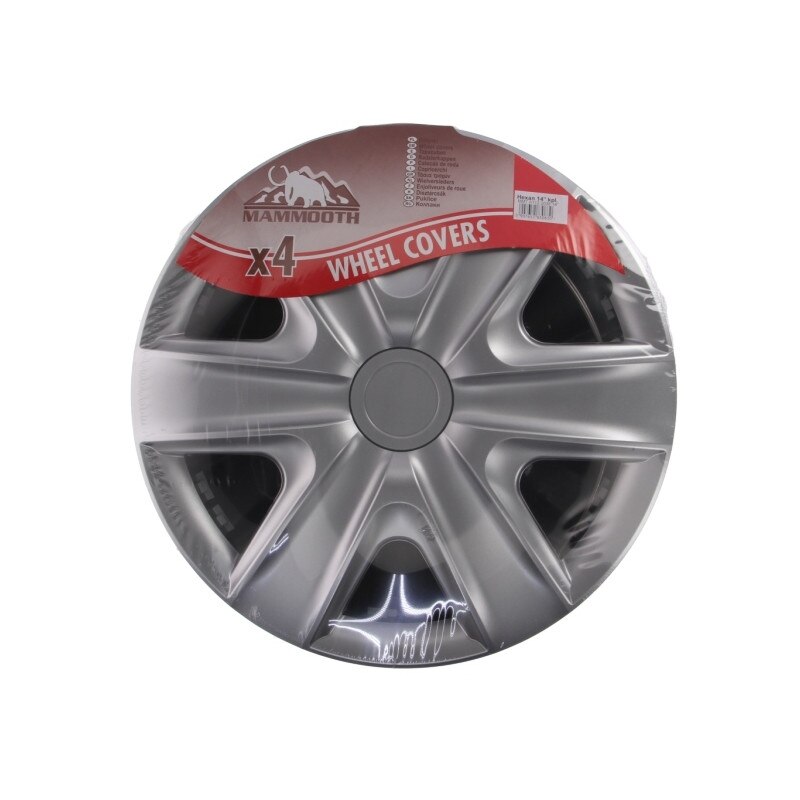 Set capace roti Hexan Silver 14 inch, Mammoth 4buc