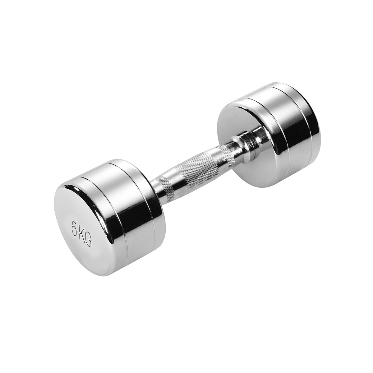 Gantera cromata, 5.0 kg, Argintiu