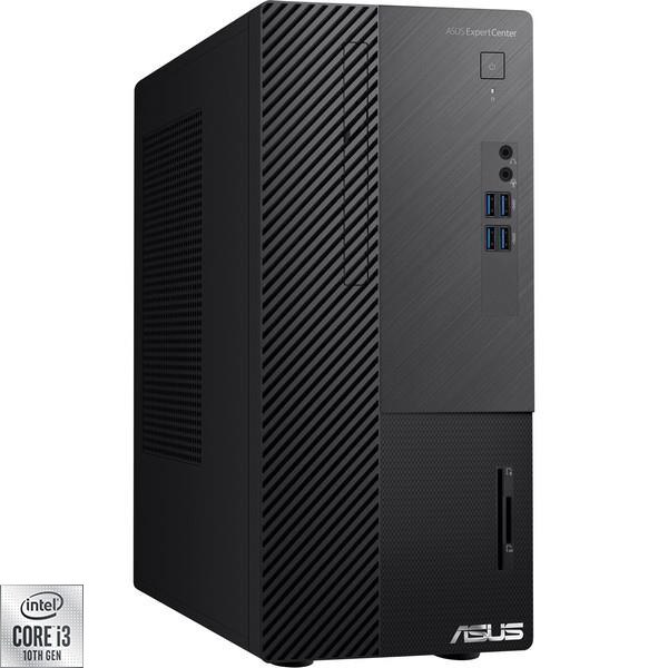 Sistem Desktop PC Business ASUS EXPERT CENTER D500MAES cu procesor Intel® Core™ i3-10100 pana la 4.30 GHz, Comet Lake, 8GB DDR4, 256GB SSD, DVD-RW, Intel® UHD Graphics 630, Windows 10 Pro