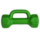 Set 2 greutati fitness, Zola® maner cu priza, 2x2 kg, atizgarieturi, verde