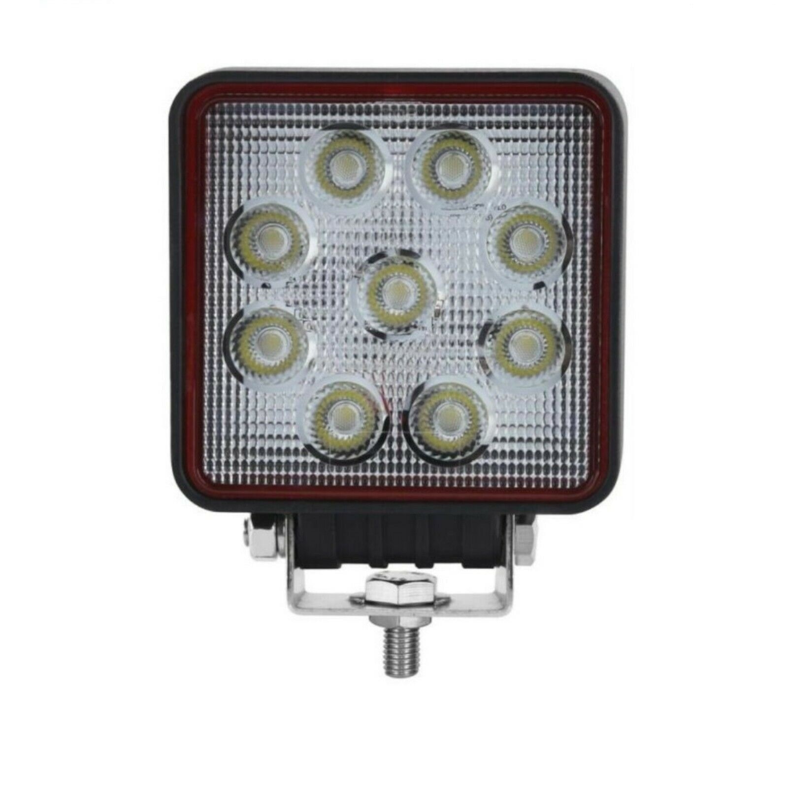 Proiectoar LED Flexzon, 27W, 12V-24V, 10 Cm, 9 Leduri, Pentru ATV, Jeep , Motor, Barca, Tractor