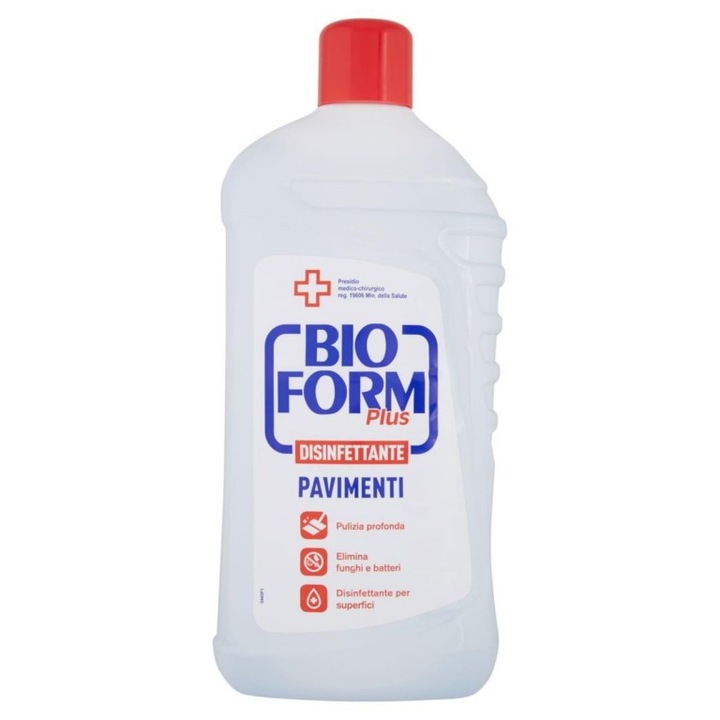 Detergent podele cu eucalipt, igienizant, Bioform Plus, 1,5l