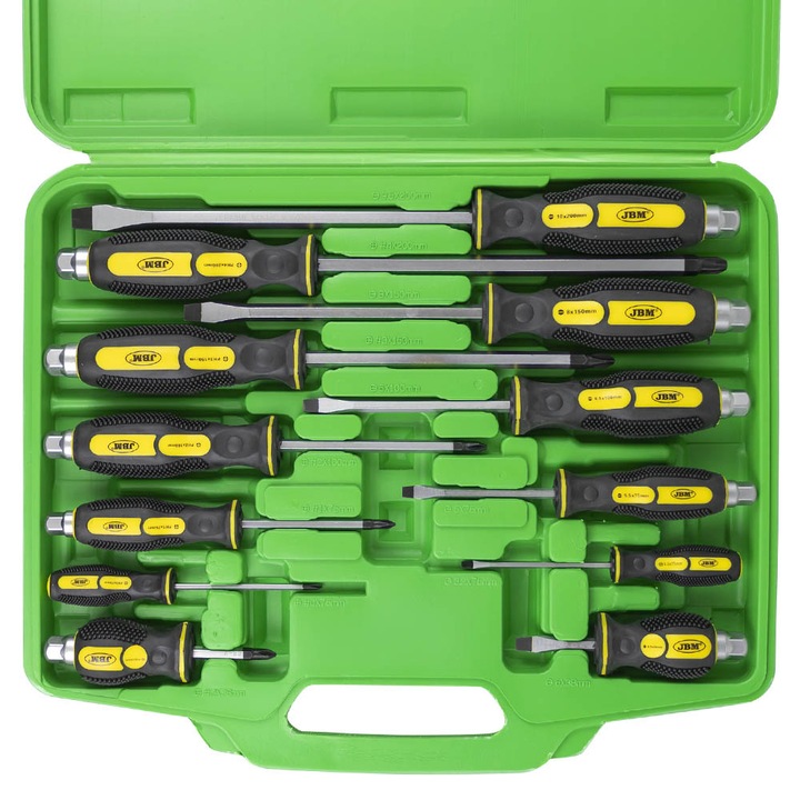 Комплект магнитни ударни отвертки JBM