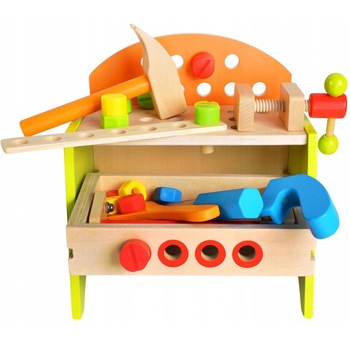 Atelier de lucru din lemn, Zola®, instrumente incluse, 16.5x26x25 cm Atelier de lucru din lemn, Zola®, instrumente incluse, 16.5x26x25 cm