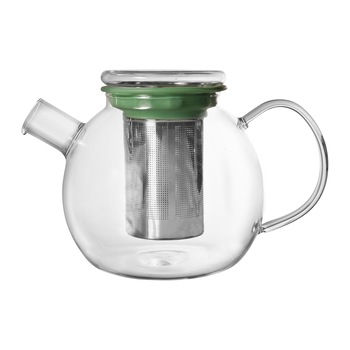 Ceainic - Colorada Vert, Transparent, Sticla, 1200 ml Ceainic - Colorada Vert, Transparent, Sticla, 1200 ml