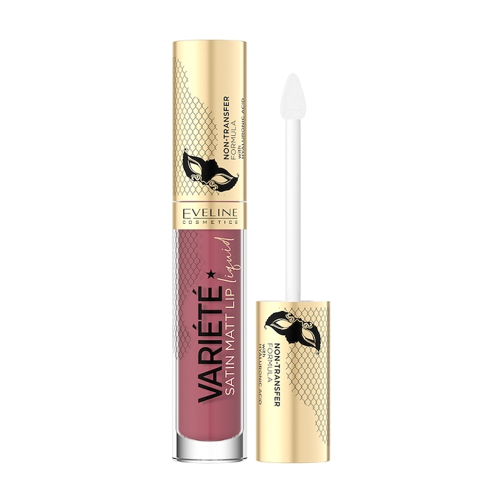 Ruj lichid Eveline, Variete Satin Matt Lip Liquid, Nr. 3, 4.5 ml